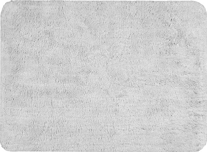 Cotton Anti-Skid Bathmat | Soft & Absorbent (60x100 cm, Light Grey) - Image 4