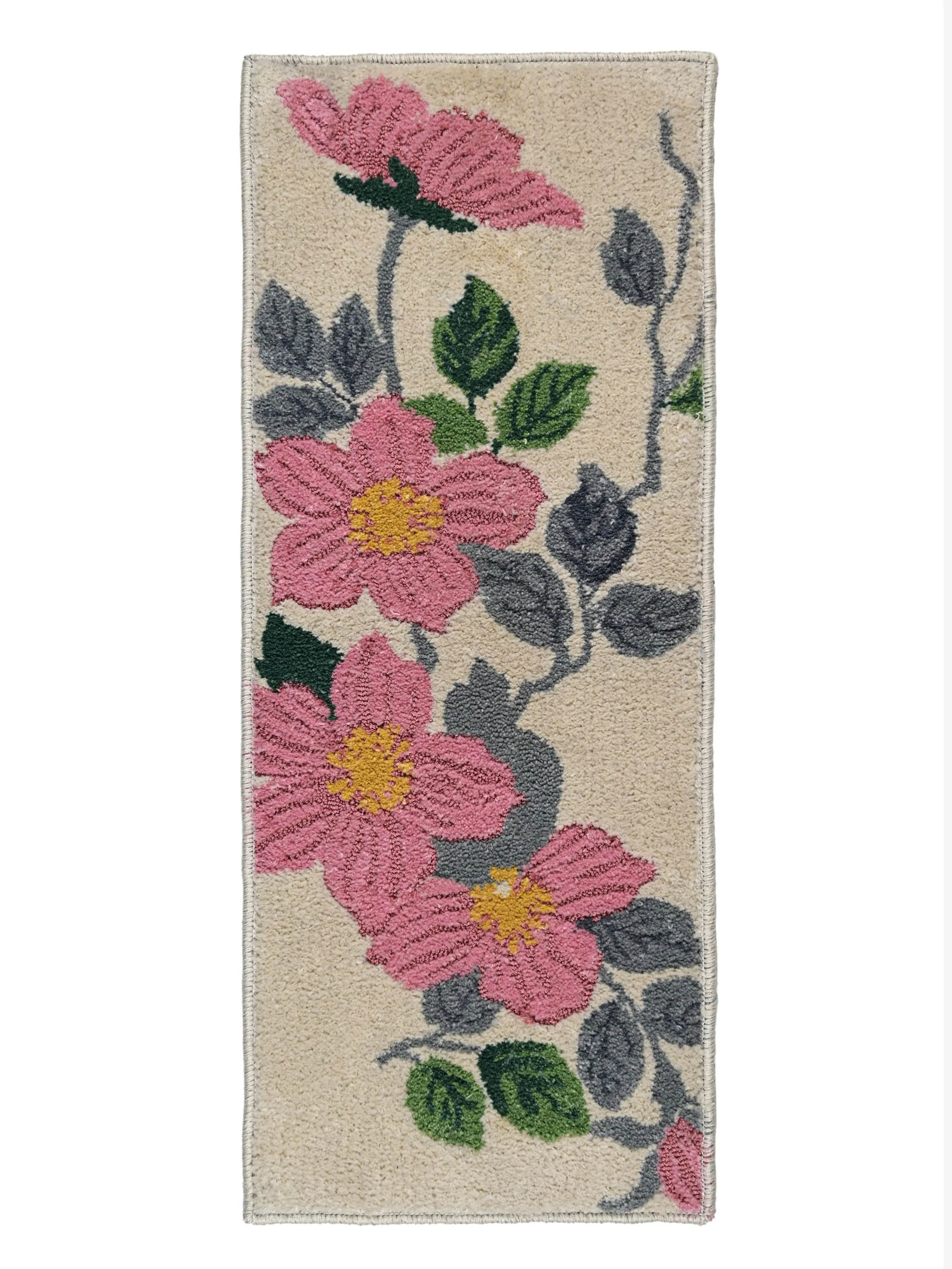 Hand Tufted Cotton Runner | Strong Antiskid Backing (45x120 cm) - Image 2