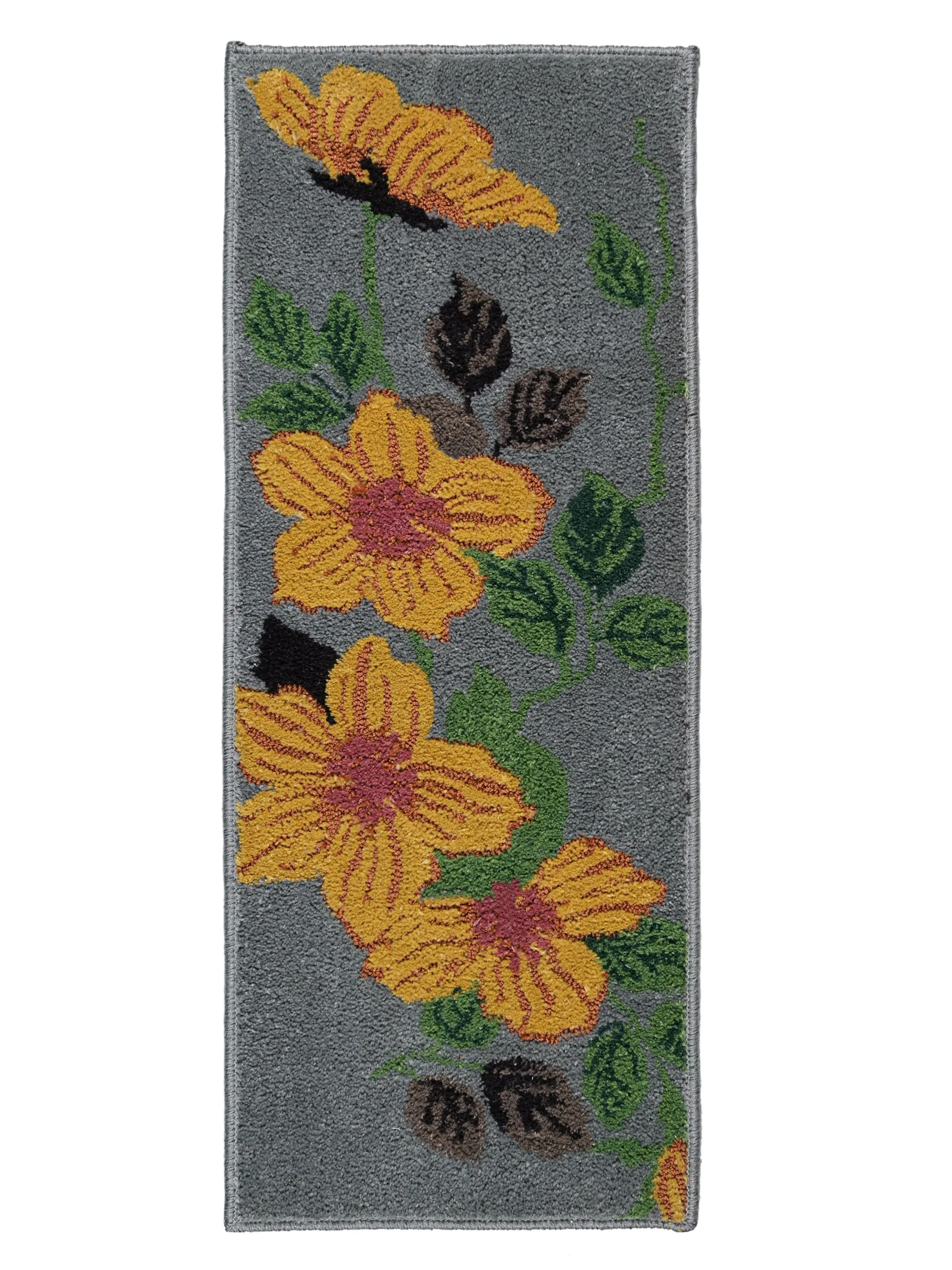 Hand Tufted Cotton Runner | Strong Antiskid Backing (45x120 cm) - Image 2