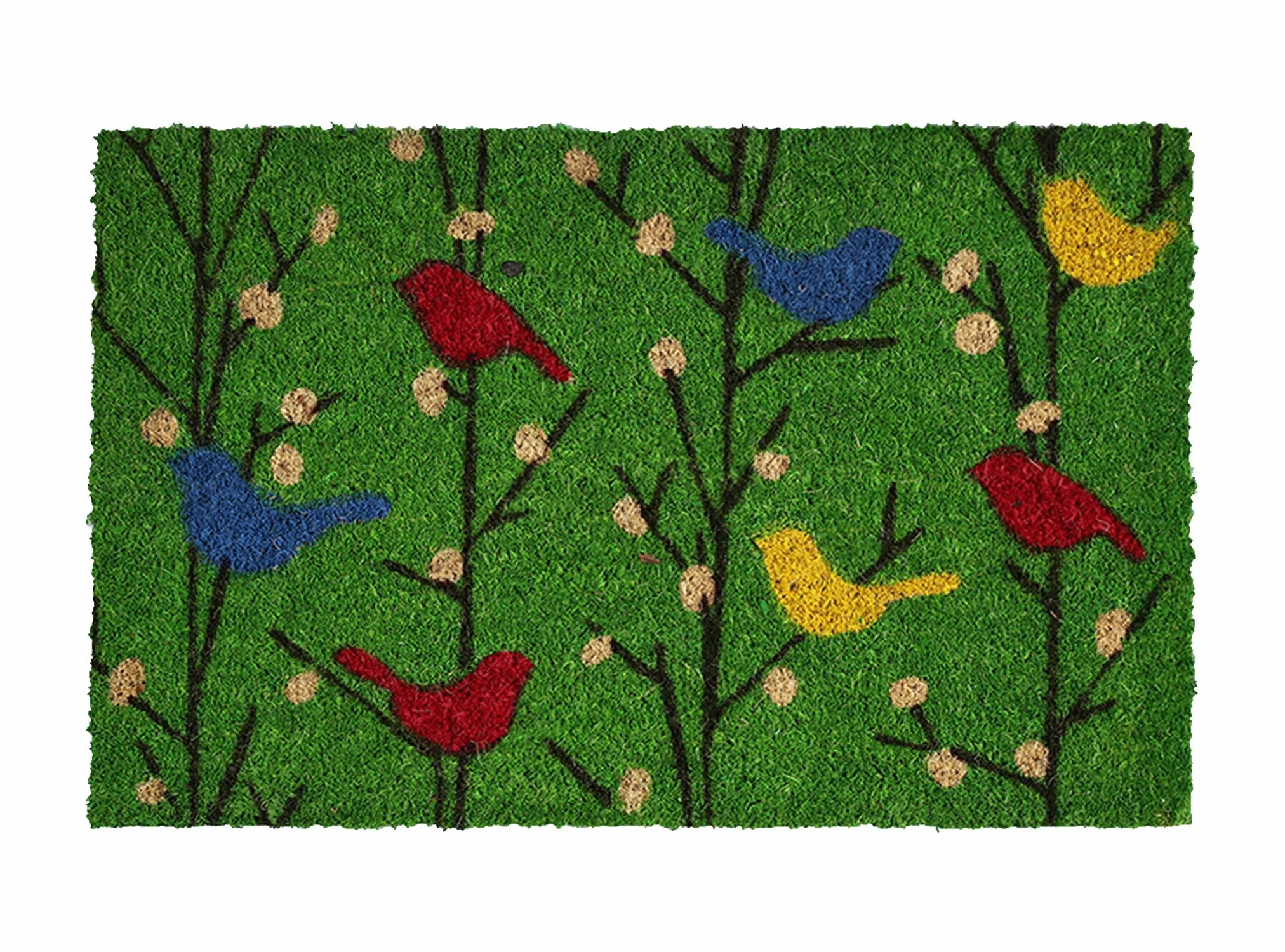 Birds Printed Coir Door Mat – Nature Print & High Durability - Image 3