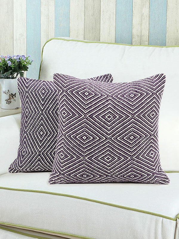 Prism Loom Cotton Cushion Cover (Set of 2) - Image 3