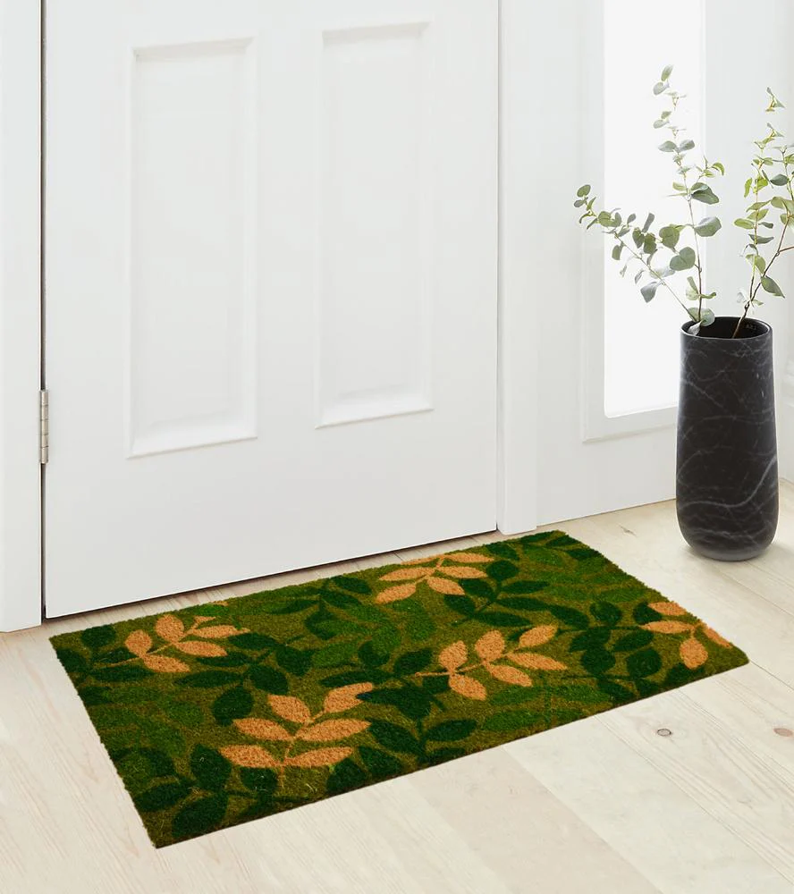 Leaves Coir Door Mat – Durable & Earthy Aesthetic - Image 4