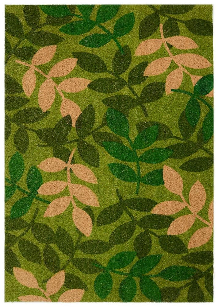 Leaves Coir Door Mat – Durable & Earthy Aesthetic - Image 9
