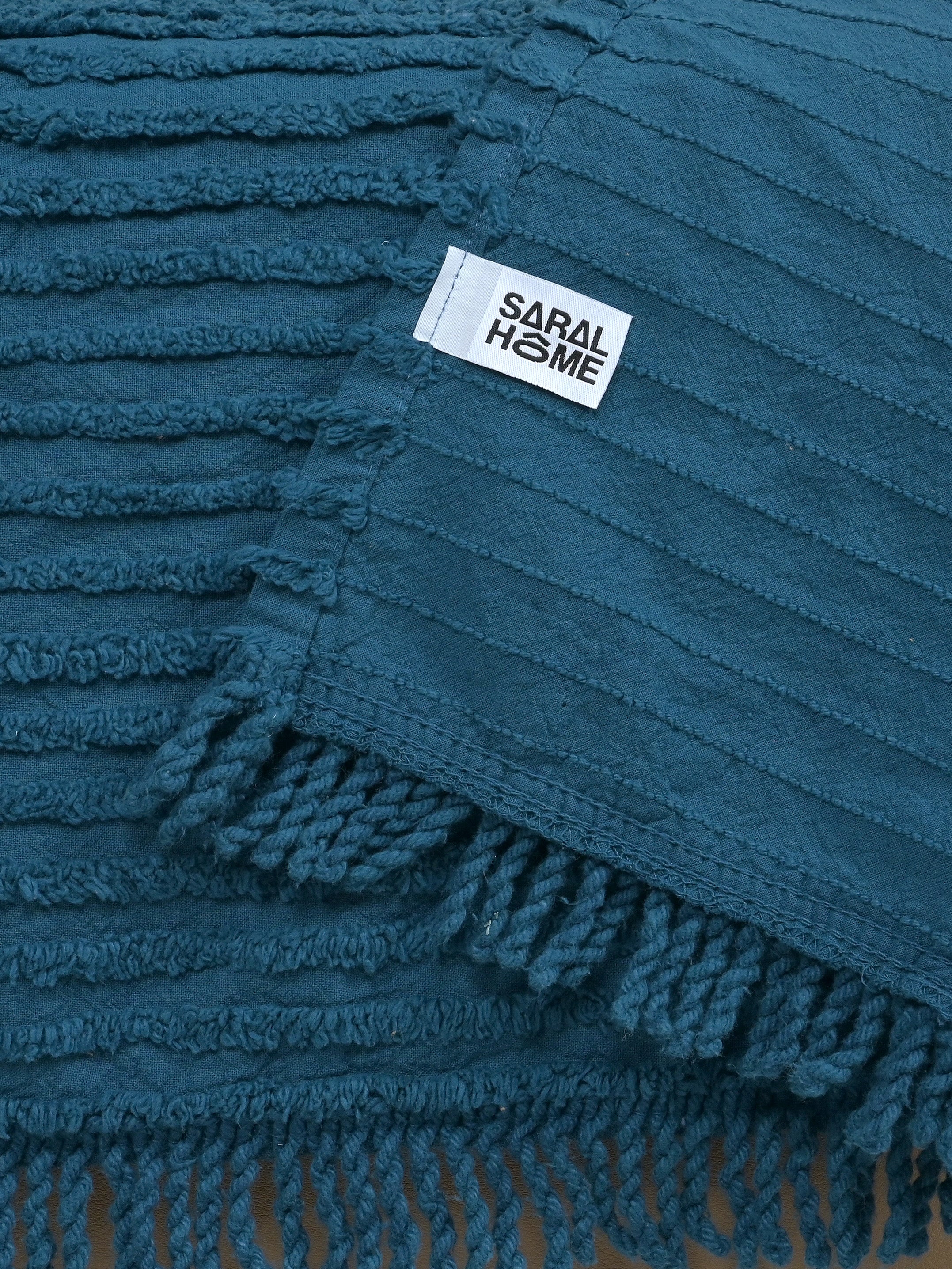 Barkha Stripe Cotton Sofa Throw Cover | Washable & Stylish Design for Living Room - Image 19