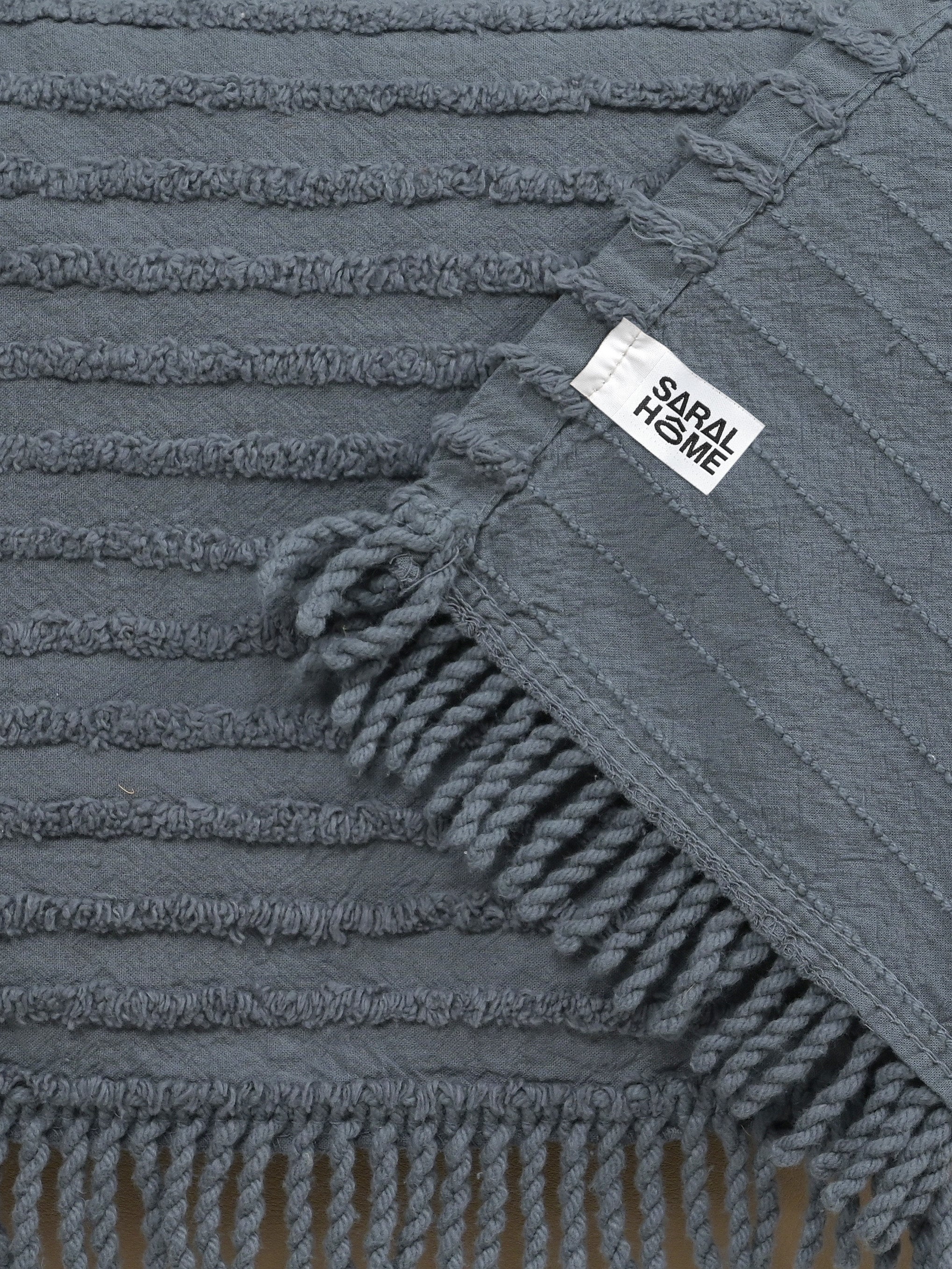 Barkha Stripe Cotton Sofa Throw Cover | Washable & Stylish Design for Living Room - Image 24
