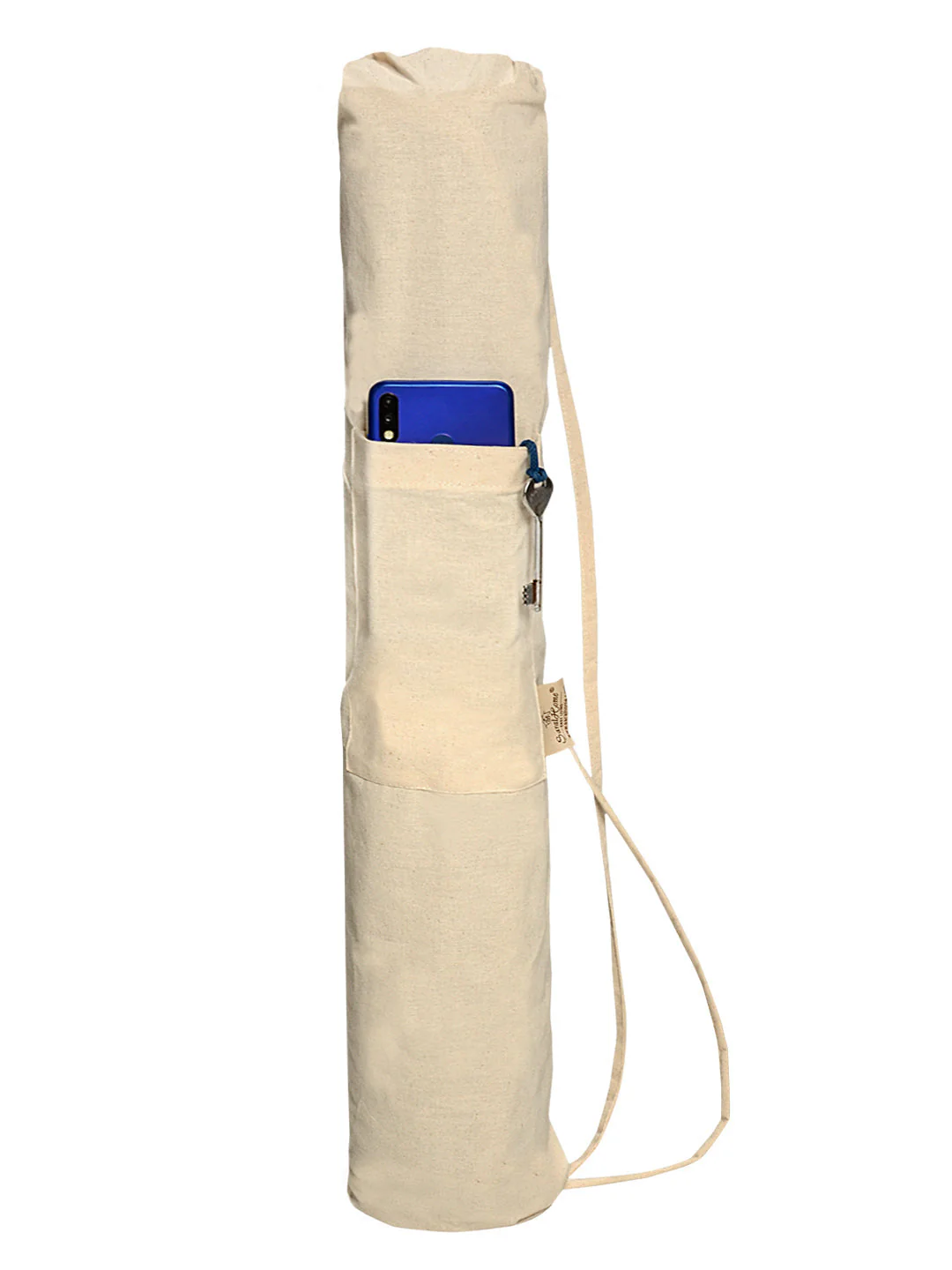 Stripe Cotton Anti-Slip Yoga Mat | Polyester Backing - Image 5
