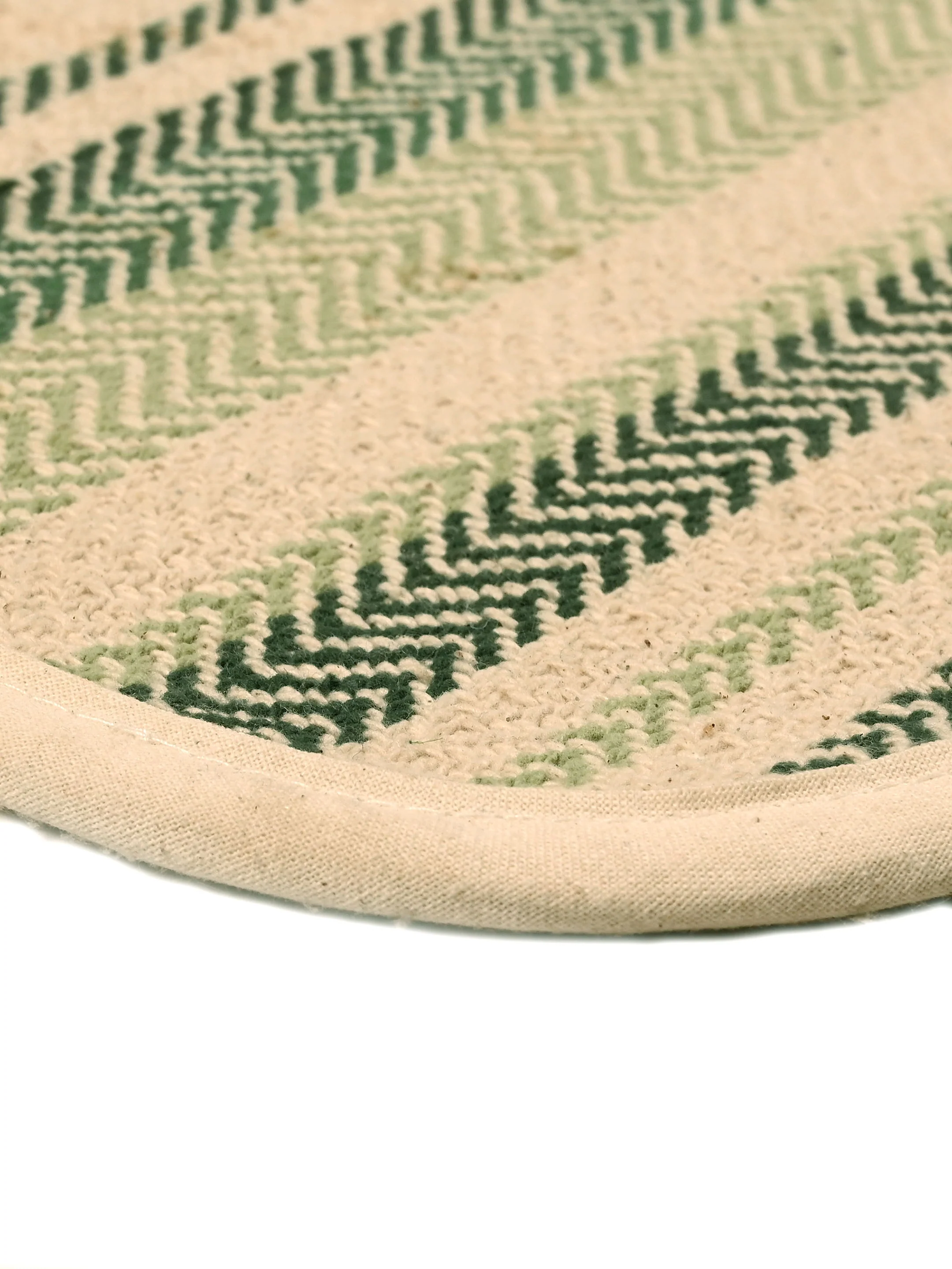 Stripe Cotton Yoga Mat – Breathable & Sweat-Resistant - Image 11