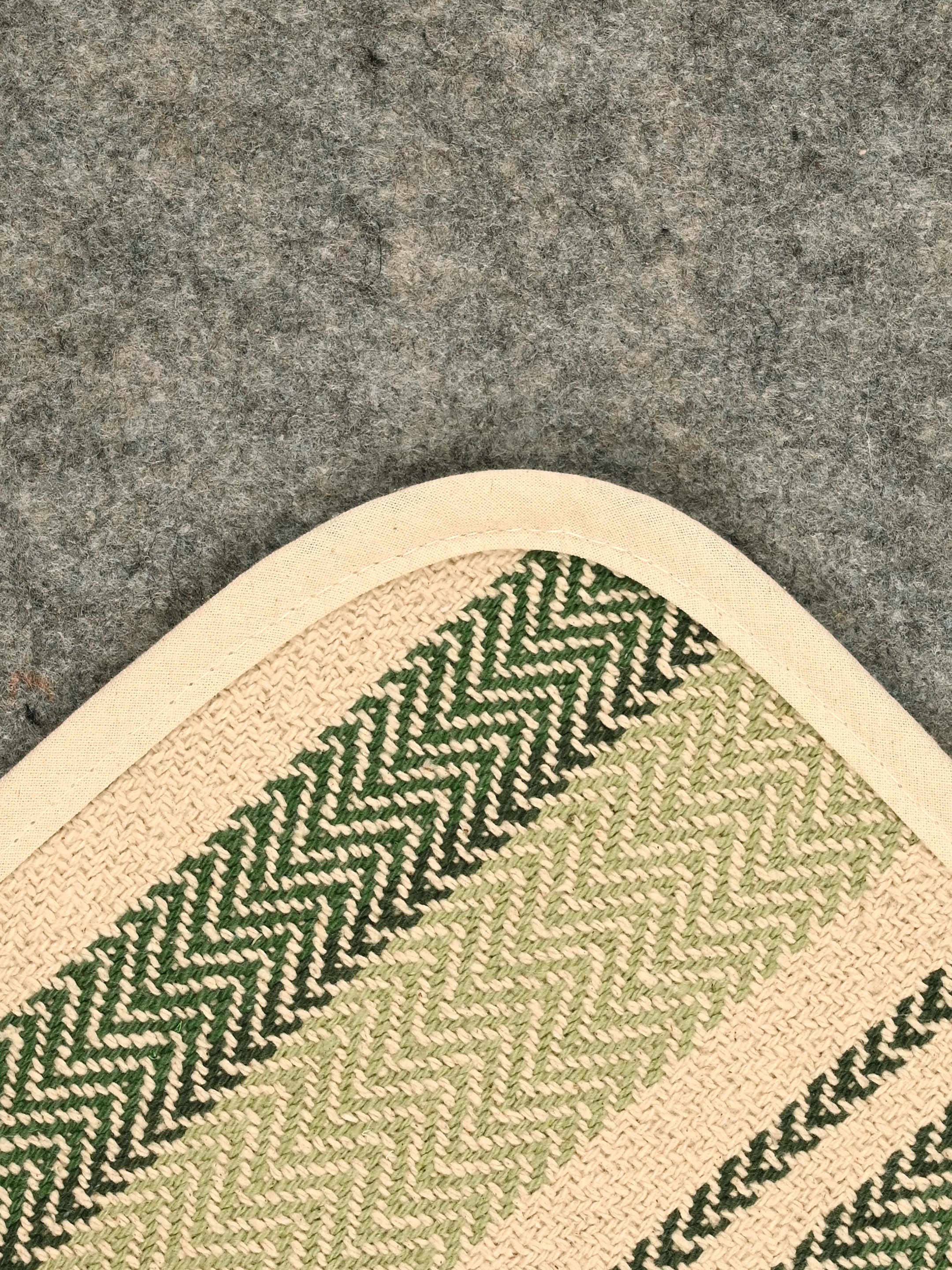 Stripe Cotton Yoga Mat – Breathable & Sweat-Resistant - Image 13