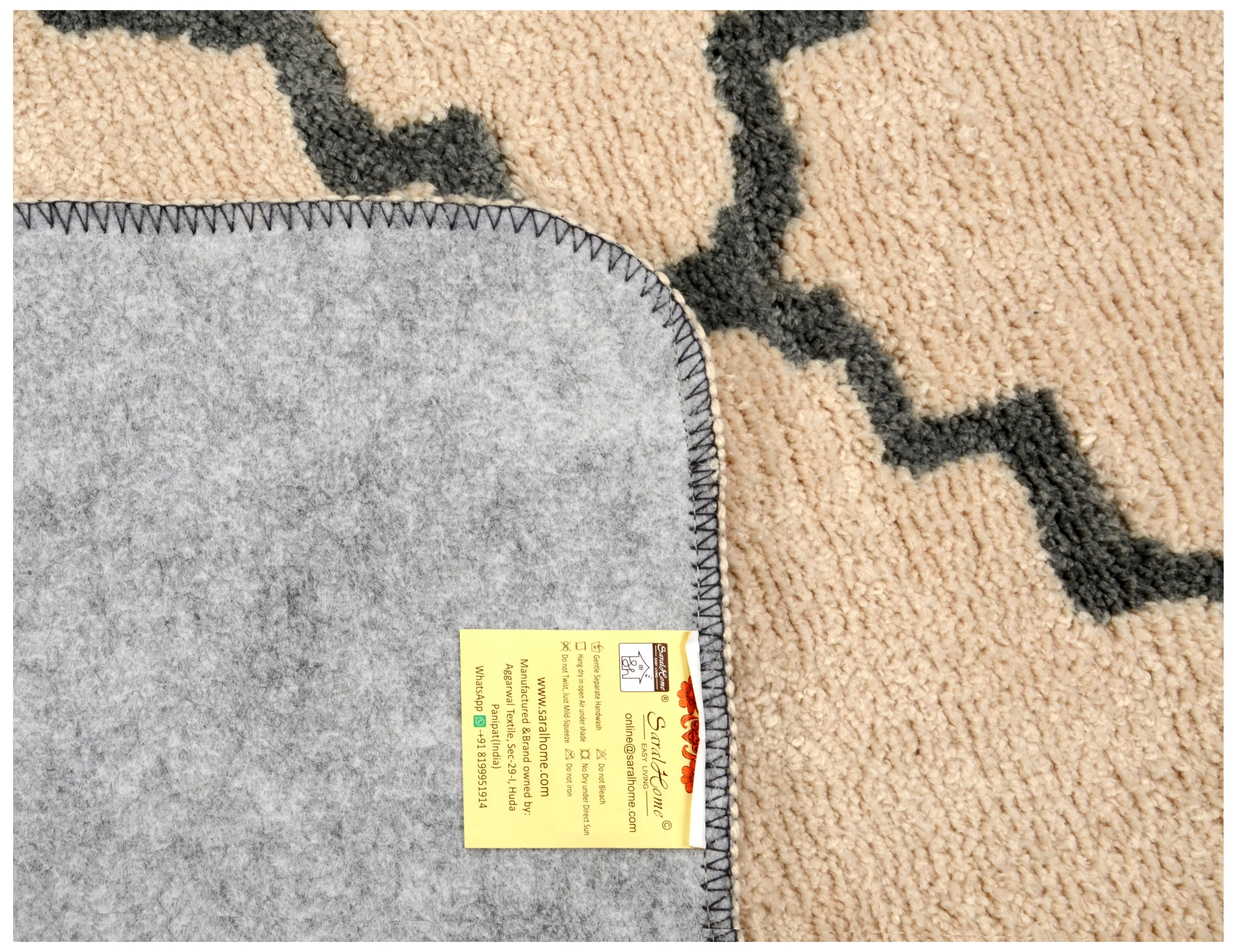Tangier Microfiber Floor Runner | Luxurious Texture & Washable Fabric - Image 4