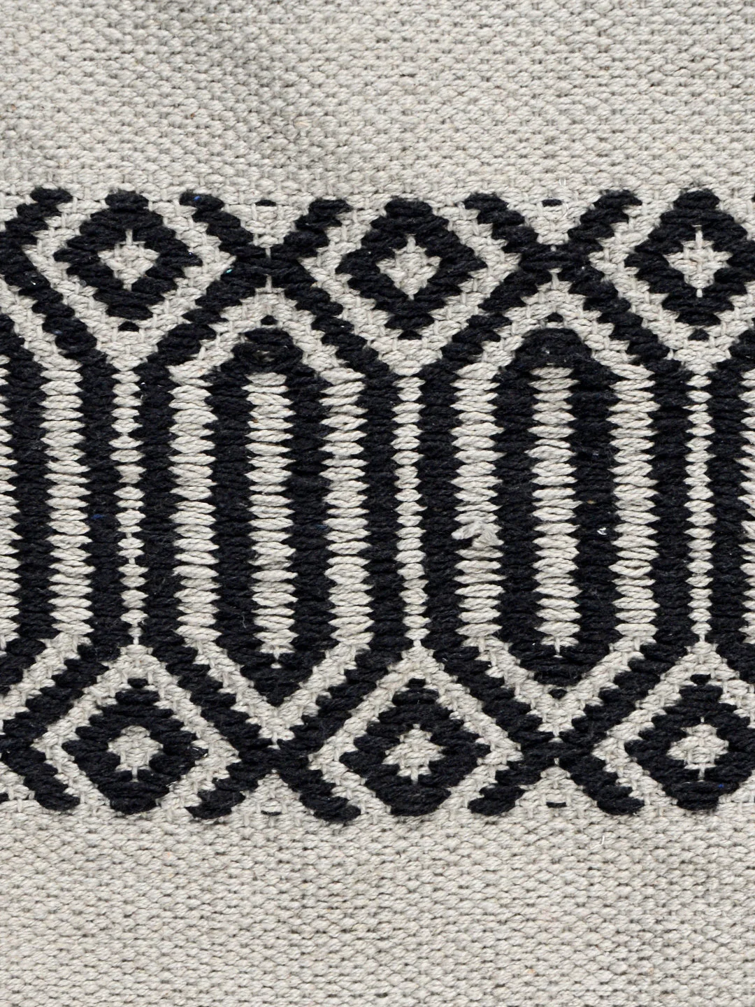 Tassle Handwoven Cotton Rug | Boho Chic Design with Soft Cotton Weave - Image 7