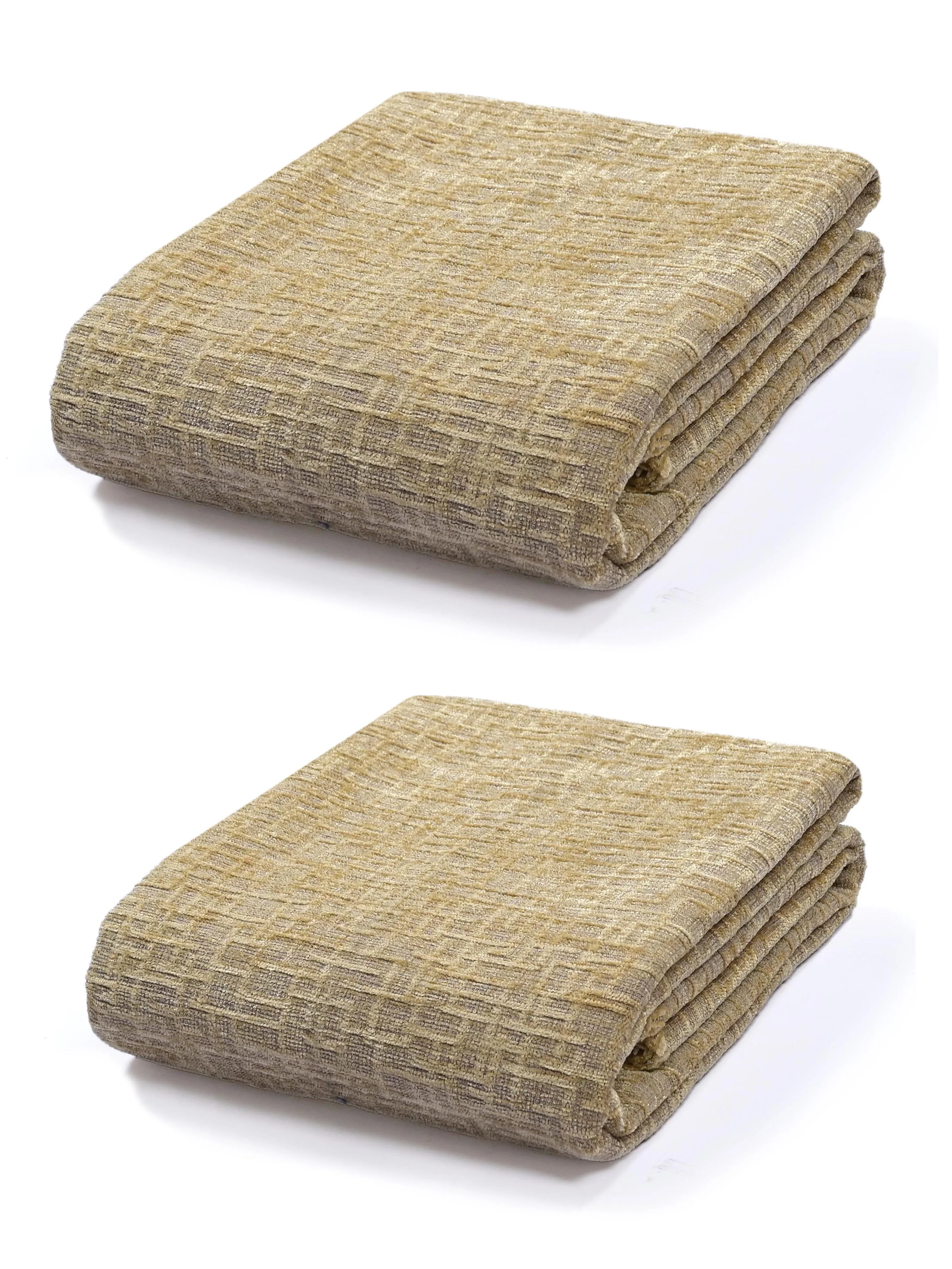 Tic-Tac Velvet Cotton Sofa Throw Cover | Textured Grid Design - Image 10