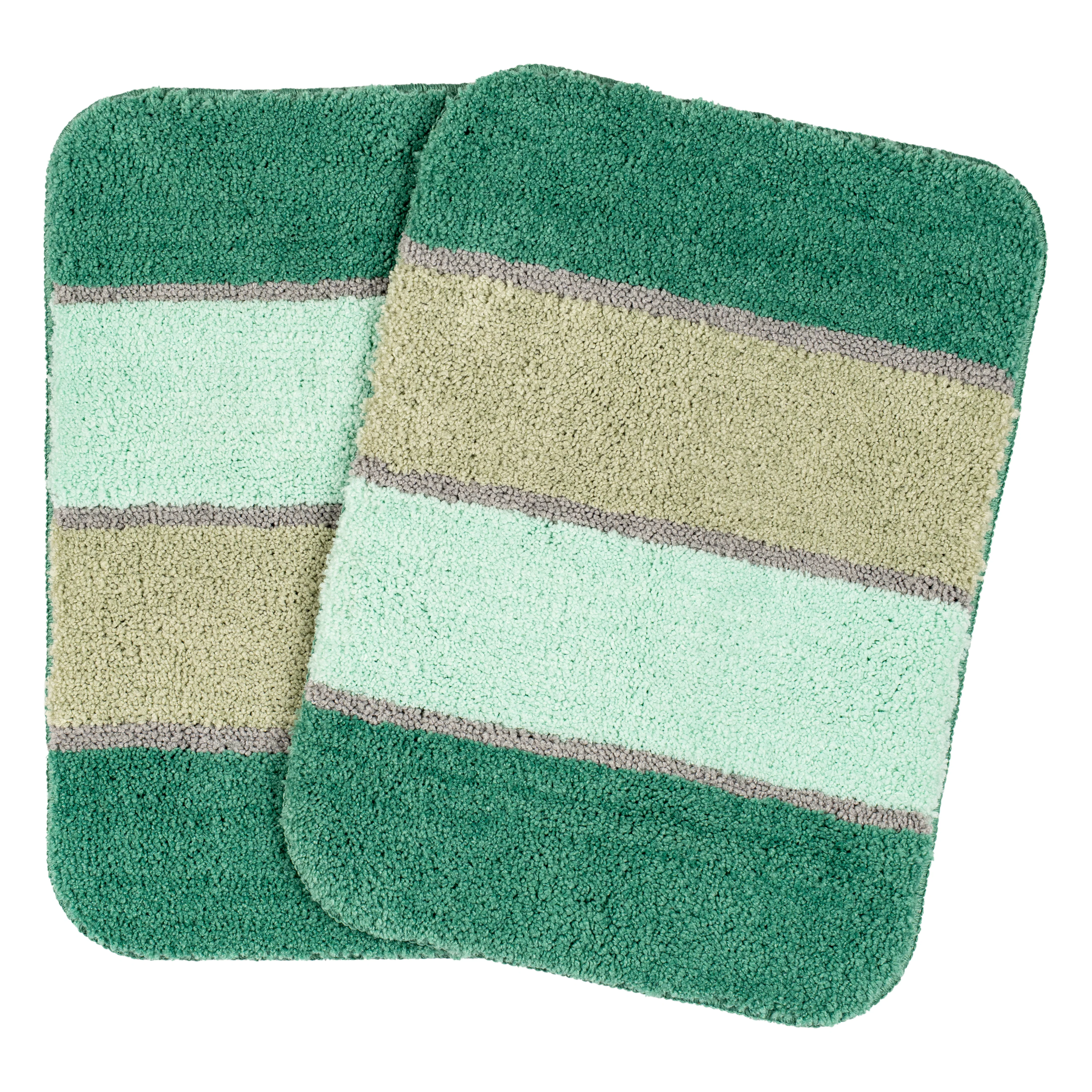 TRIS Soft Thick Microfiber Anti-Skid Bath Mats |Water Absorbing Mat | Washable Quick Drying Footmat | Home, Bathroom, Bedroom, Kitchen | Stripe Floor Mat - Image 29