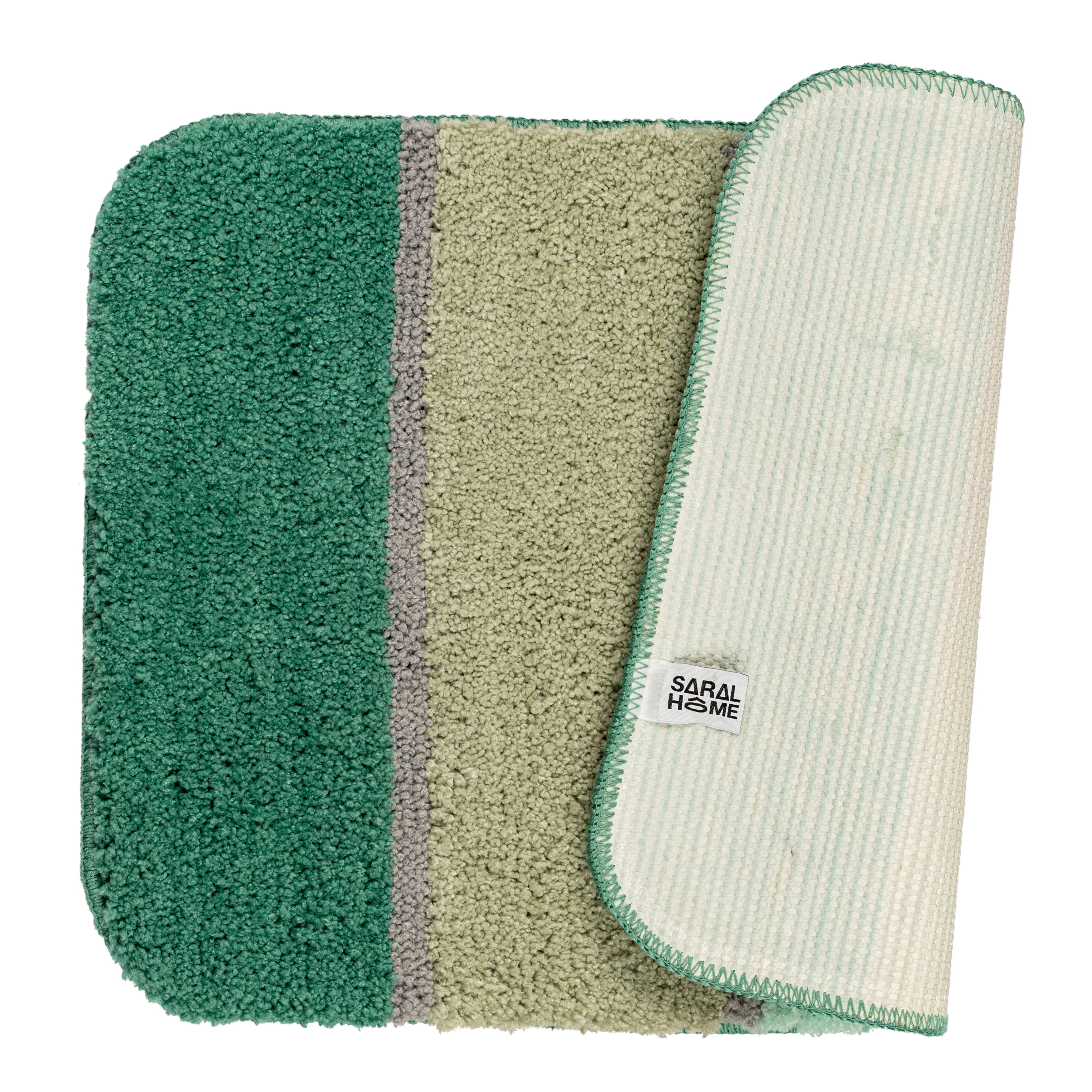 TRIS Soft Thick Microfiber Anti-Skid Bath Mats |Water Absorbing Mat | Washable Quick Drying Footmat | Home, Bathroom, Bedroom, Kitchen | Stripe Floor Mat - Image 32