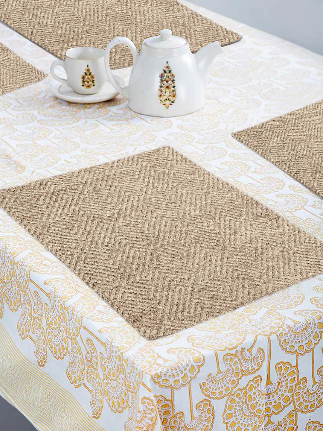 Unique Quality Viscose Dining Table & Kitchen Placemats | Set of 6 - Image 5