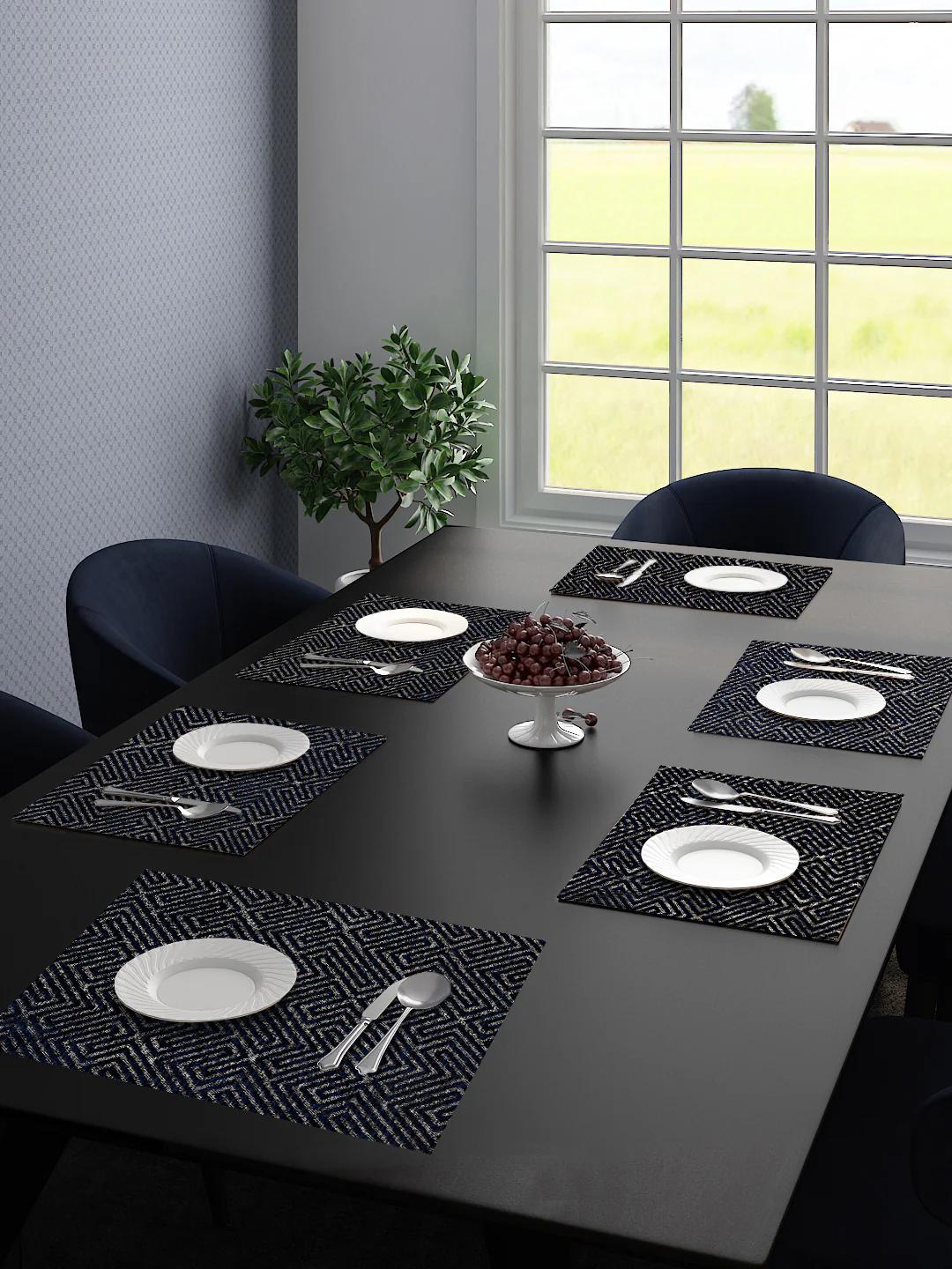 Unique Quality Viscose Dining Table & Kitchen Placemats | Set of 6 - Image 8