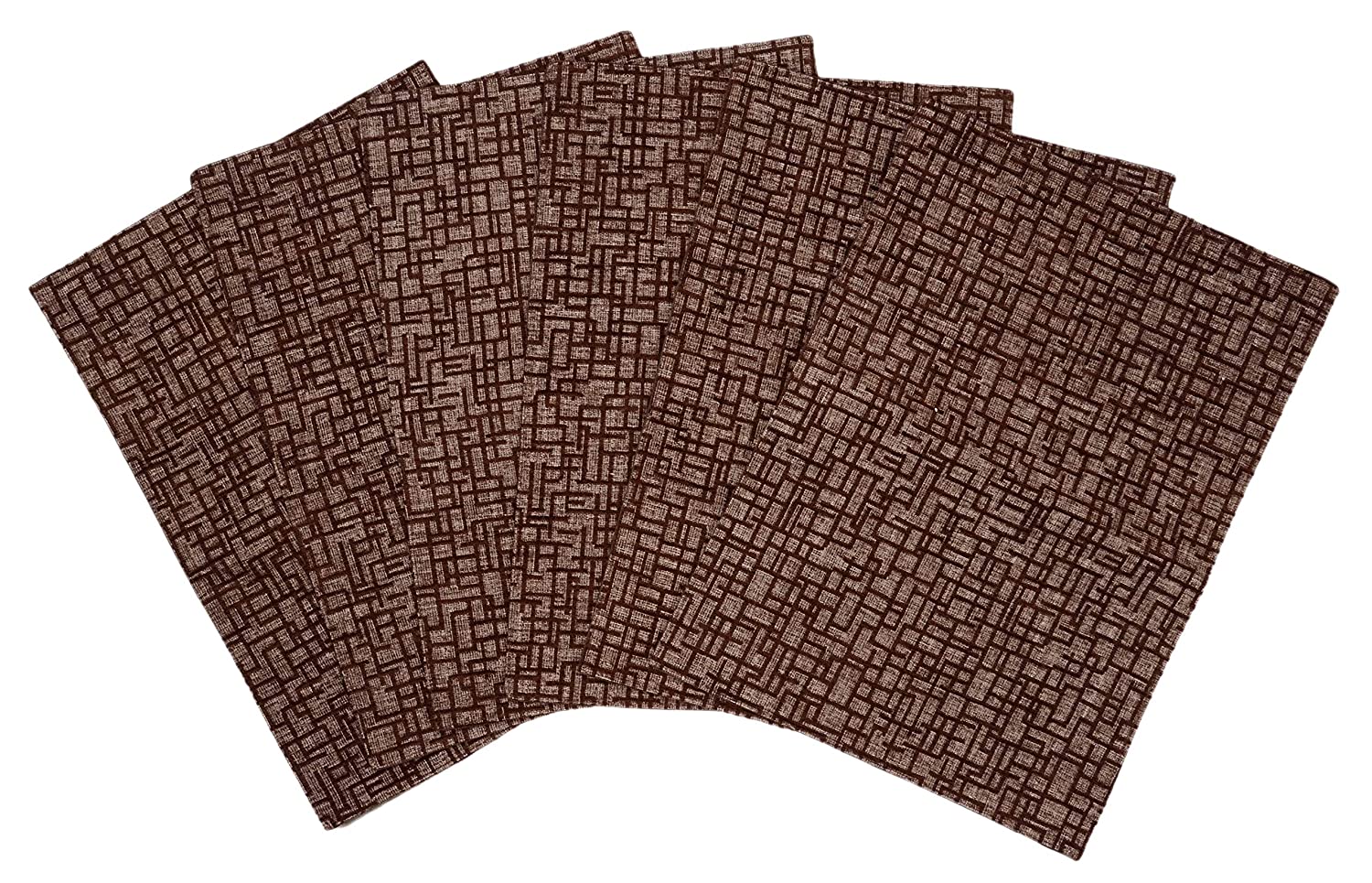 Unique Quality Viscose Dining Placemats – Set of 6 (Blue, 34x45 cm) | Elegant Shine & Easy Clean - Image 14