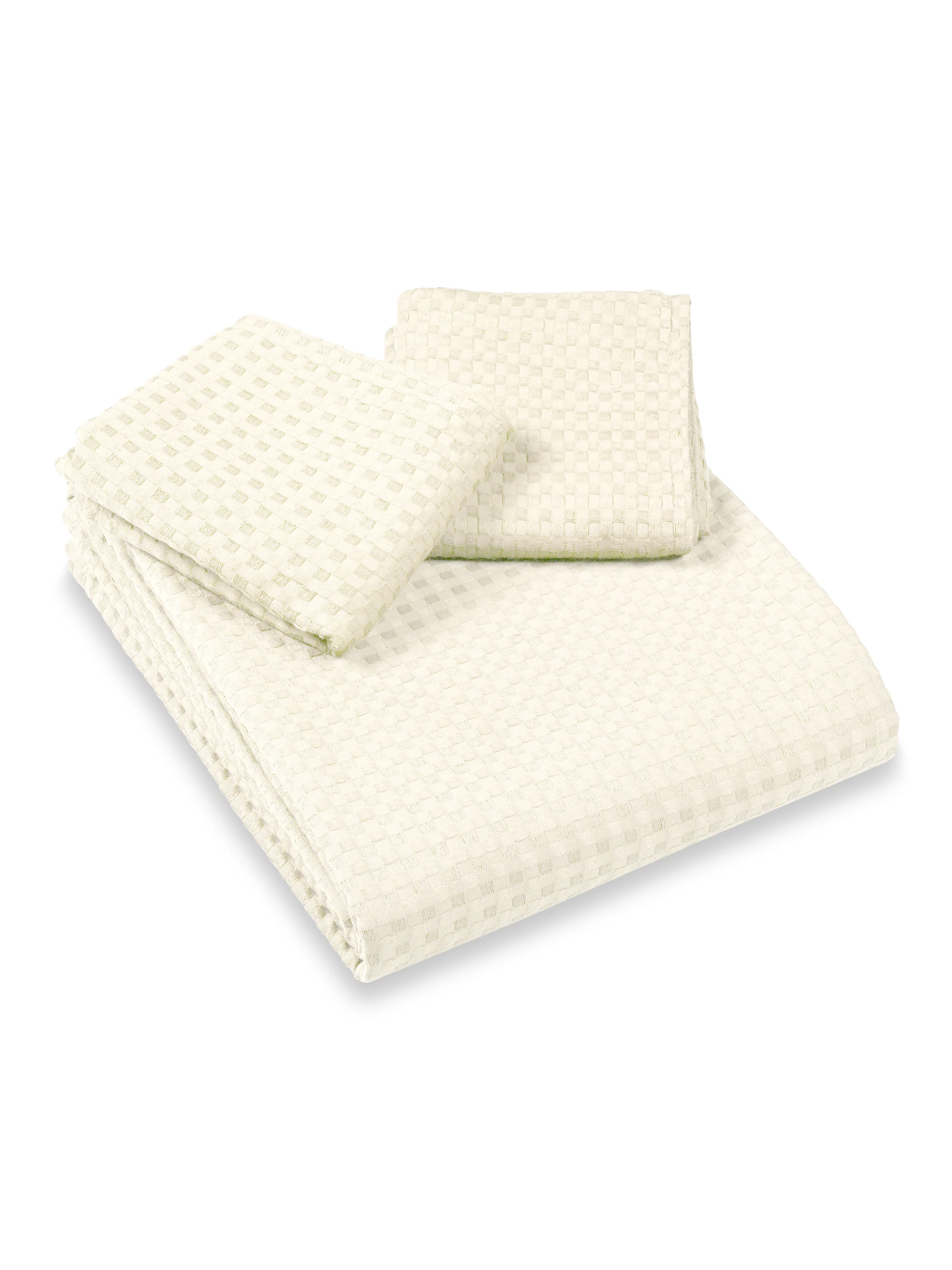 Waffle Weave Cotton Bed Cover with Pillow Covers - Image 36