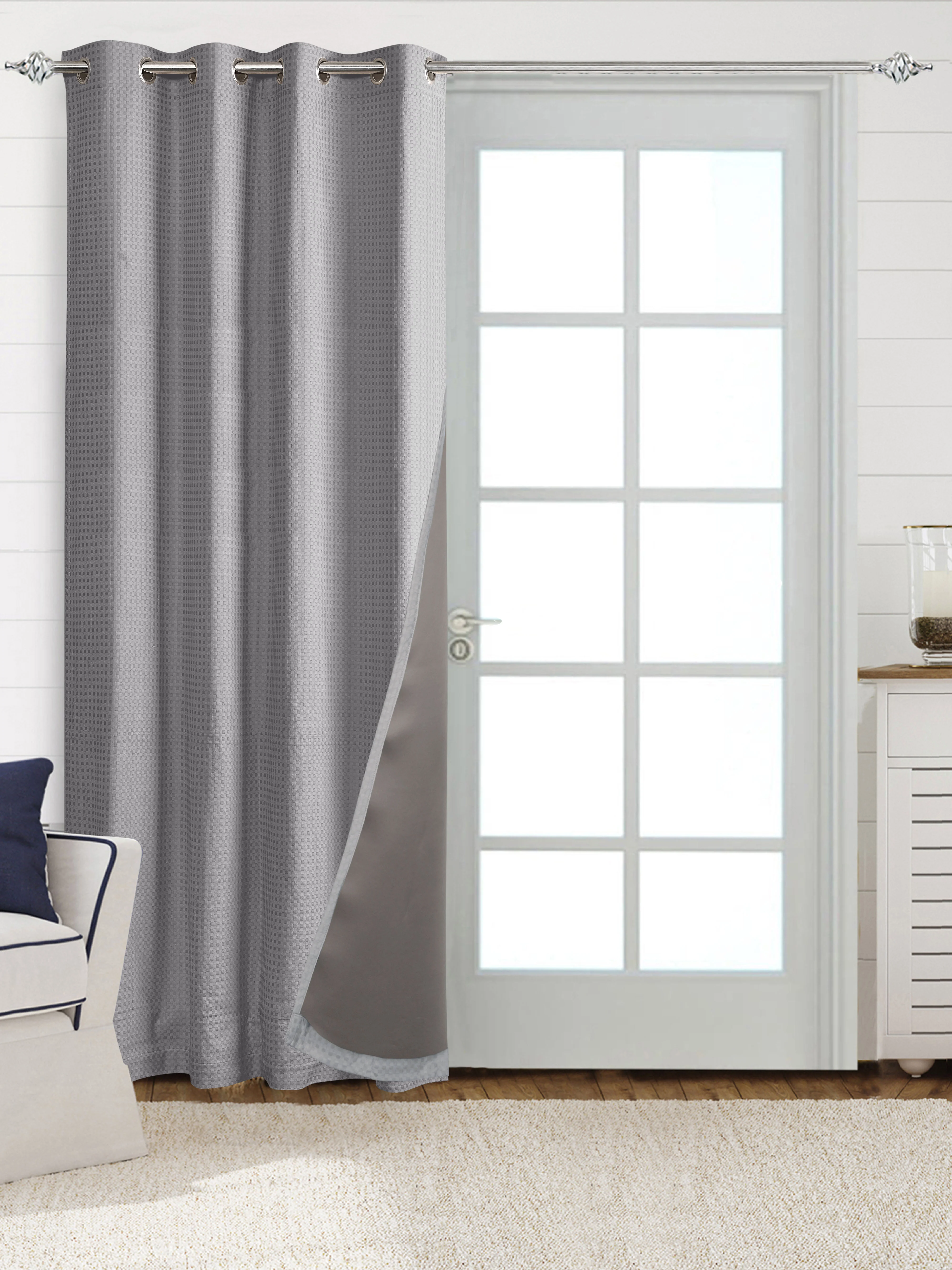 Waffle Cotton Curtains - Image 4