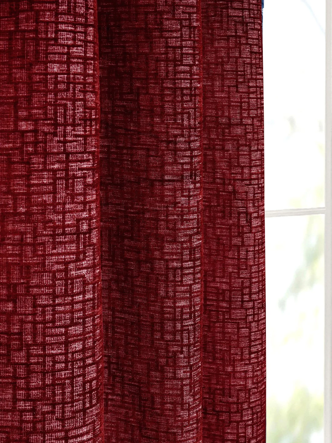 TIC-TAC Chenille Jacquard Curtains | Elegant Living Room Decor - Image 4