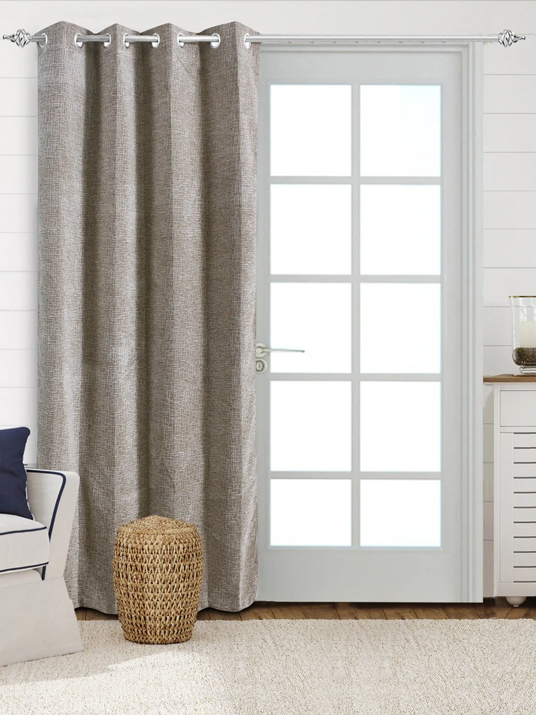 TIC-TAC Chenille Jacquard Curtains | Elegant Living Room Decor - Image 7