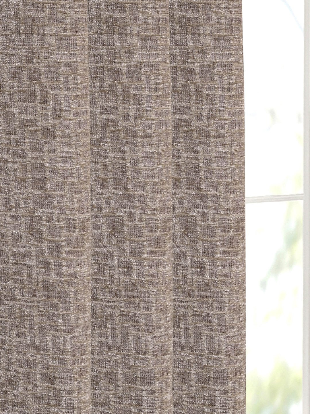TIC-TAC Chenille Jacquard Curtains | Elegant Living Room Decor - Image 9
